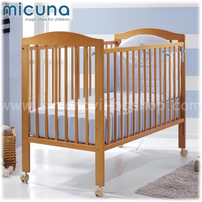 Micuna de lemn pat / baschet MI-1 Plus Babymobel miere