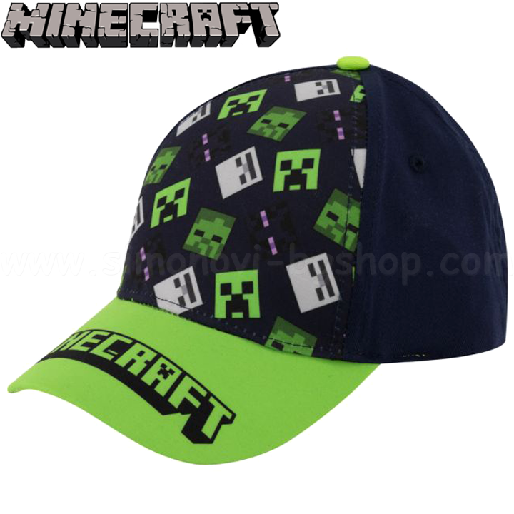 * 2022 Minecraft Детска шапка с козирка Майнкрафт FKC49145 * 2022 Minecraft Детска шапка с козирка Майнкрафт FKC49145