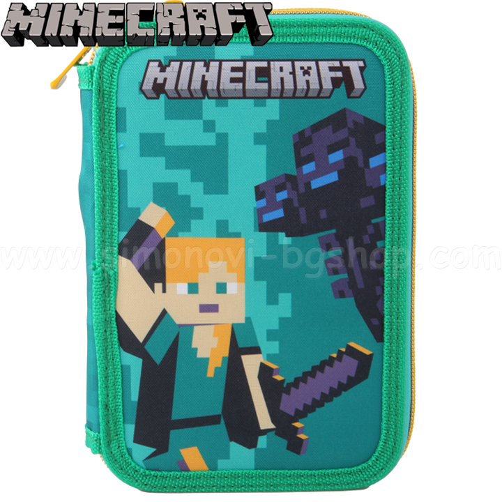 * 2022 Minecraft Complete Two-Zip Toiletry Bag MF4487837