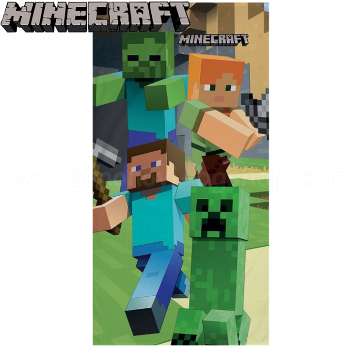 * 2022 Minecraft Beach Towel Minecraft All Heroes MNC310T