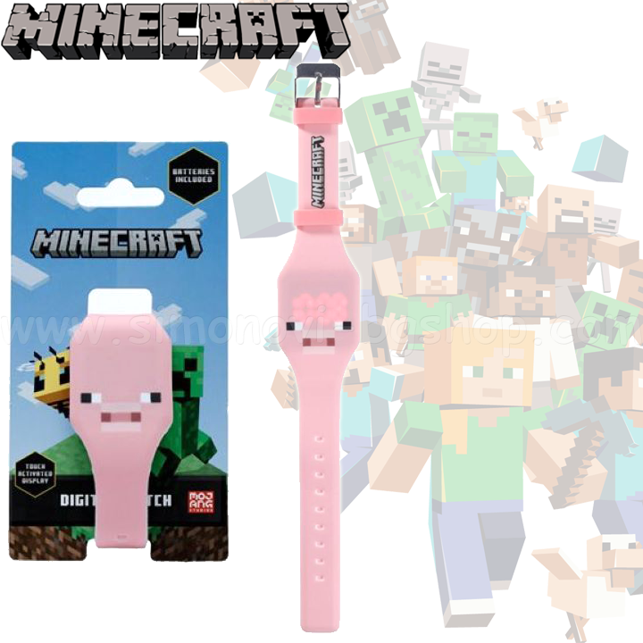 * 2023 Minecraft Silicone Digital Watch WATC20 Assortment