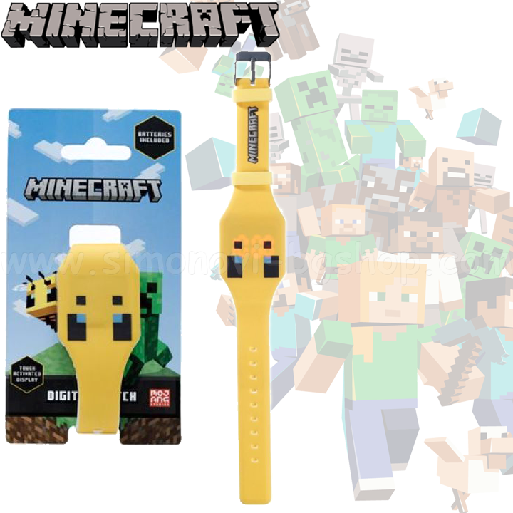 * 2023 Minecraft Silicone Digital Watch WATC20 Assortment