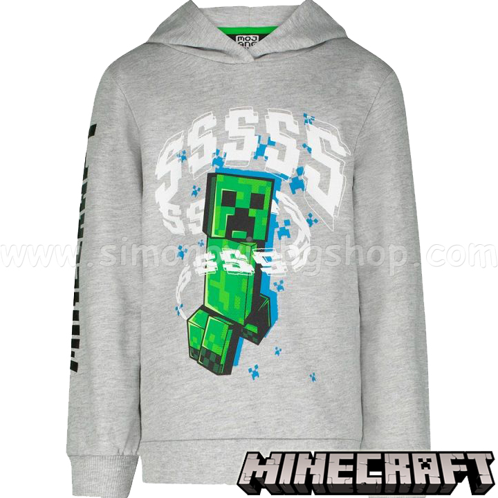 Bluză pentru copii Minecraft cu glugă Steve și Creepers MNCT-3-36