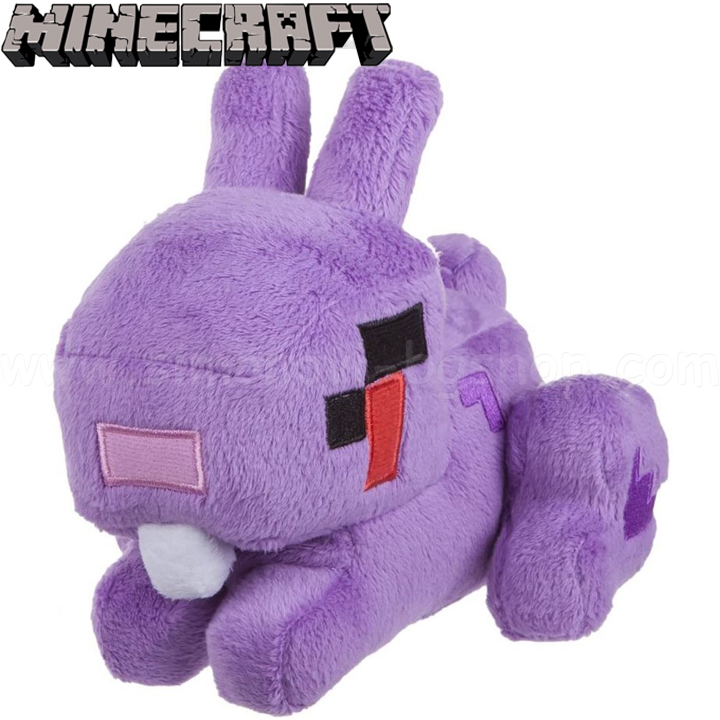 *2025 Minecraft Movie Майнкрафт Плюшена играчка Лилав заек/ Purple Rabbit *2025 Minecraft Movie Майнкрафт Плюшена играчка Лилав заек/ Purple Rabbit