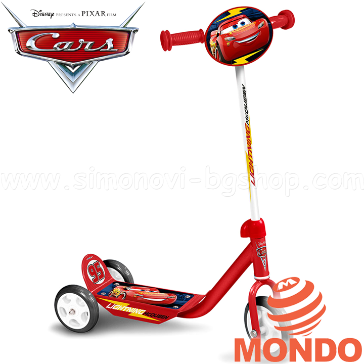 Mondo - 3-Wheel Scooter "Cars 3" C893050