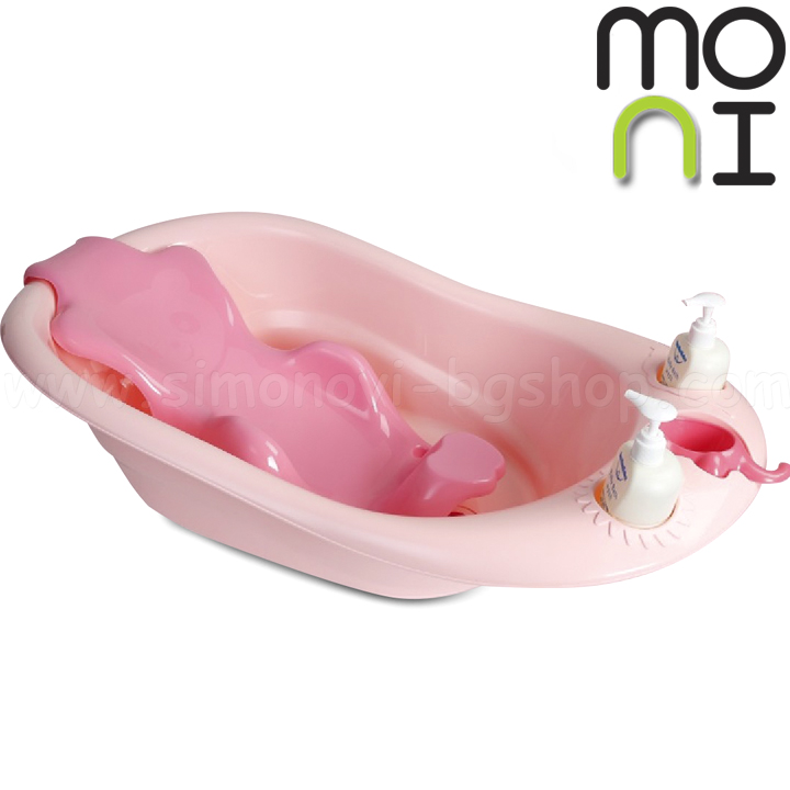Cada Moni Baby cu accesorii Corfu 90cm Pink