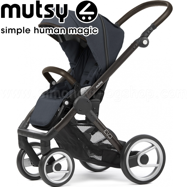 Mutsy   Evo Farmer Stone Wash Black Brown