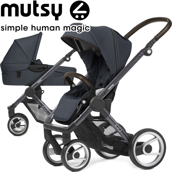 Mutsy   21 Evo Farmer Stone Wash Dark Grey