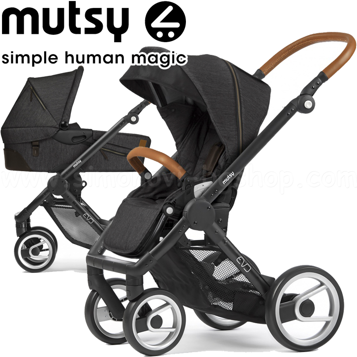 Mutsy   21 Evo Industrial Charcoal Black
