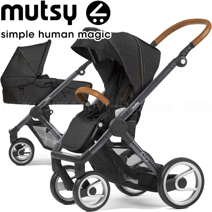 Mutsy   21 Evo Industrial Charcoal Dark Grey