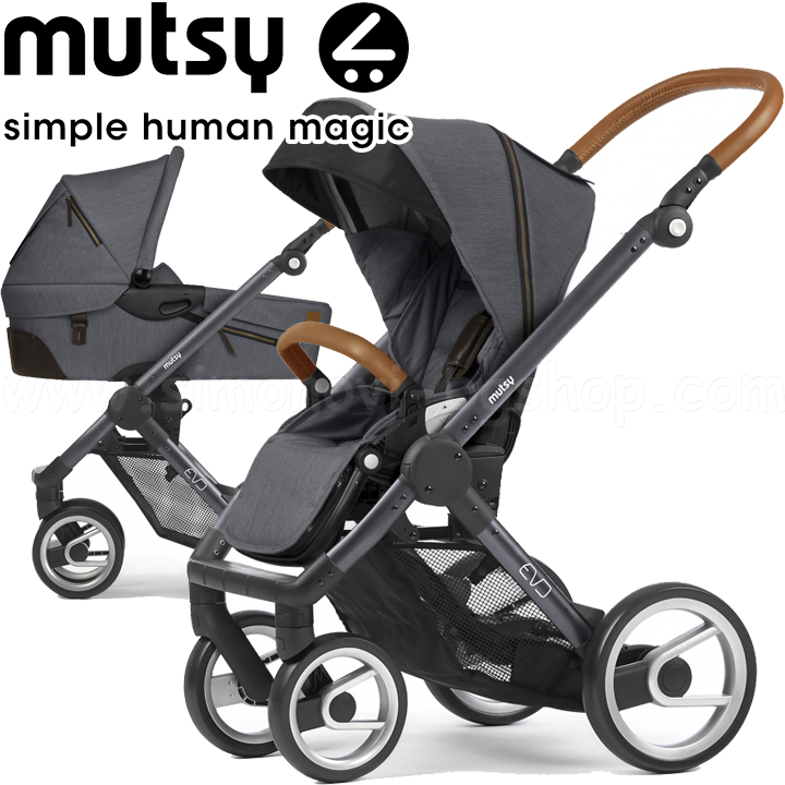 Mutsy   21 Evo Industrial Lava Grey Dark Grey
