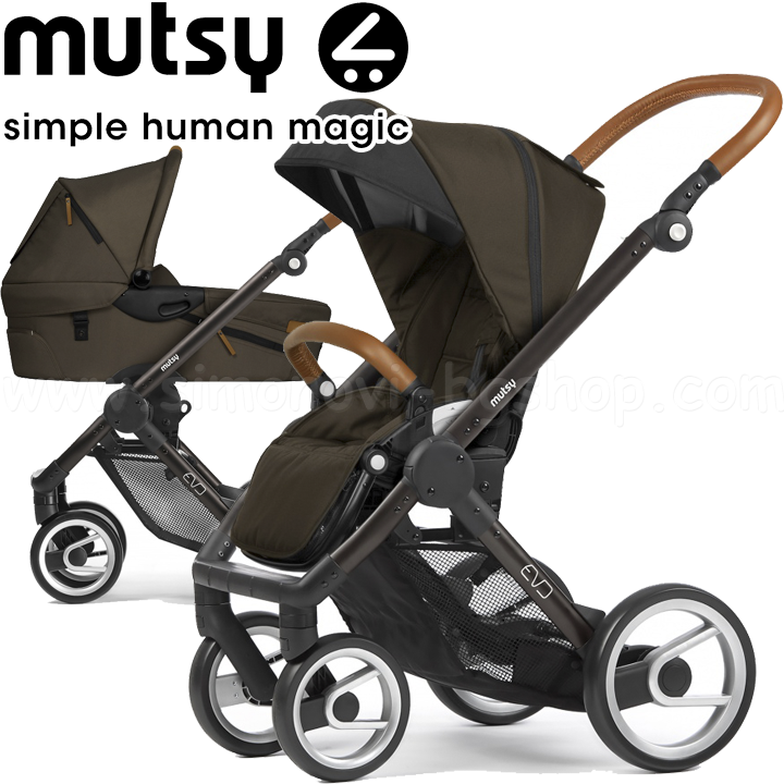 Mutsy   21 Evo Urban Nomad Dark Olive Black Brown