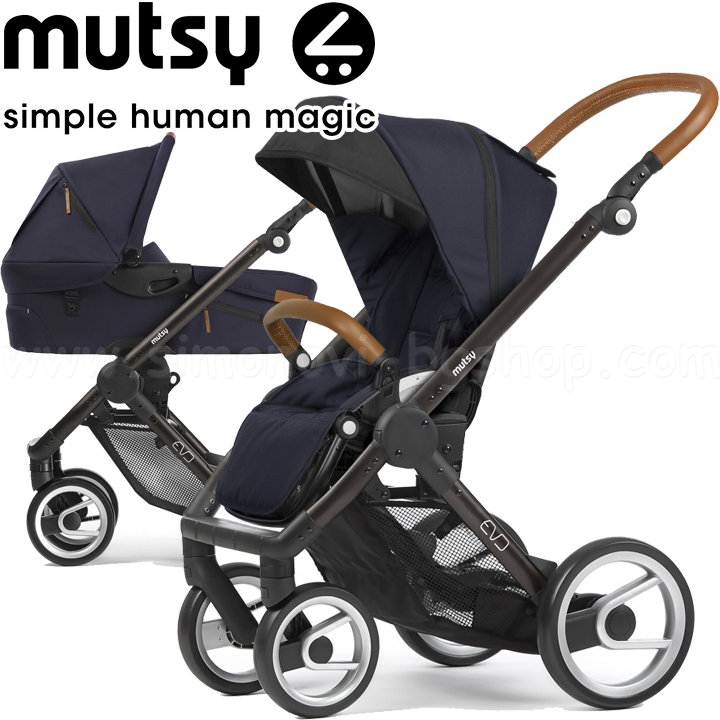 Mutsy   21 Evo Urban Nomad Deep Navy Black Brown