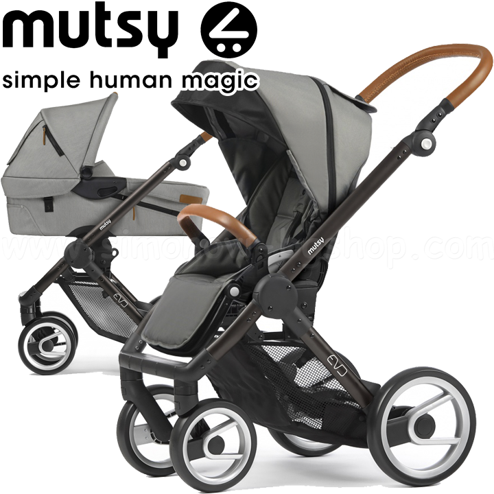 Mutsy   21 Evo Urban Nomad Light Grey Black Brown