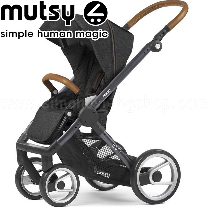 Mutsy   Evo Industrial Charcoal Dark Grey