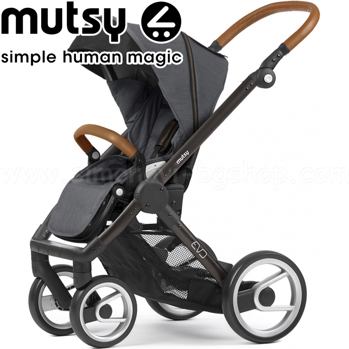 Mutsy   Evo Industrial Lava Grey Black Brown