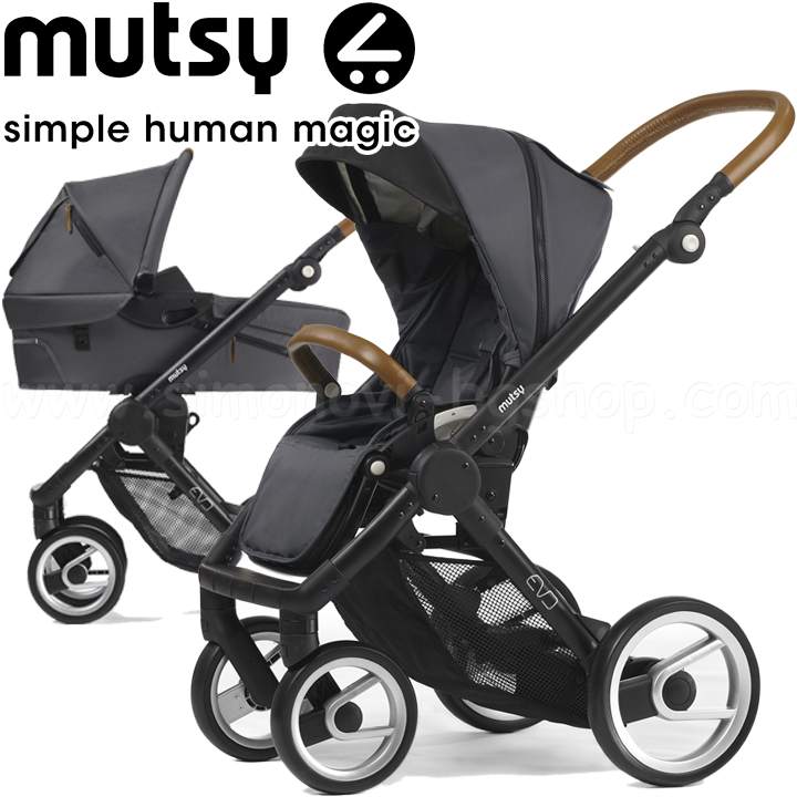 Mutsy   21 Evo Urban Nomad Dark Grey Black