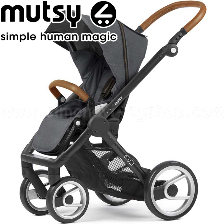 Mutsy   Evo Industrial Lava Grey Black