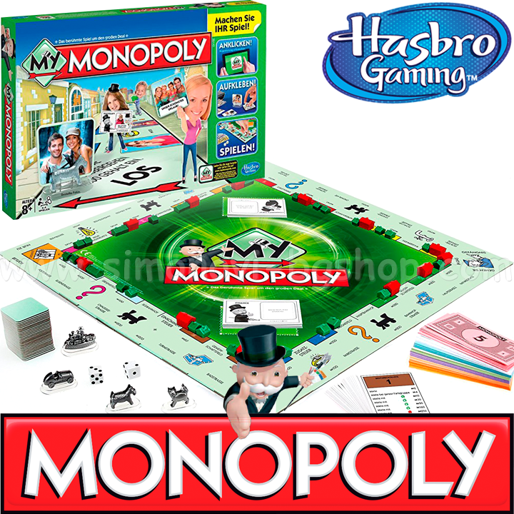 Hasbro - joc familia mea Monopoly A8595