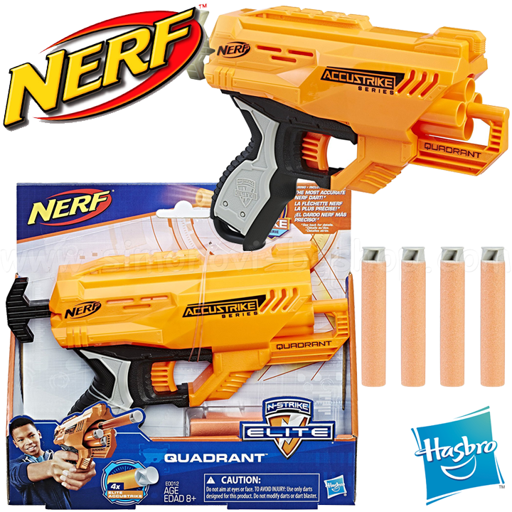 Hasbro Nerf N-Strike Blaster Quadrant E0012
