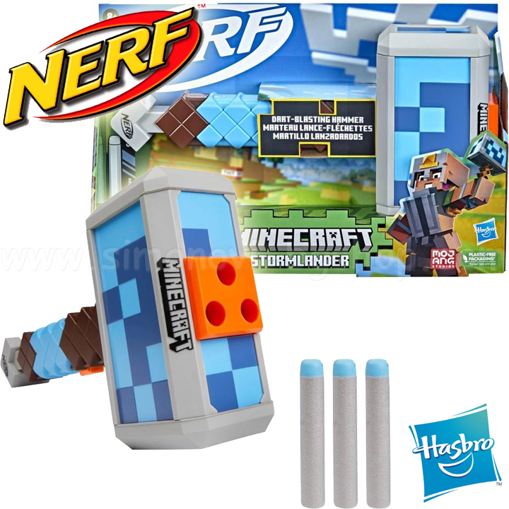 Hasbro Nerf Minecraft Бластер Чук Stormlander F4416 Hasbro Nerf Minecraft Бластер Чук Stormlander F4416