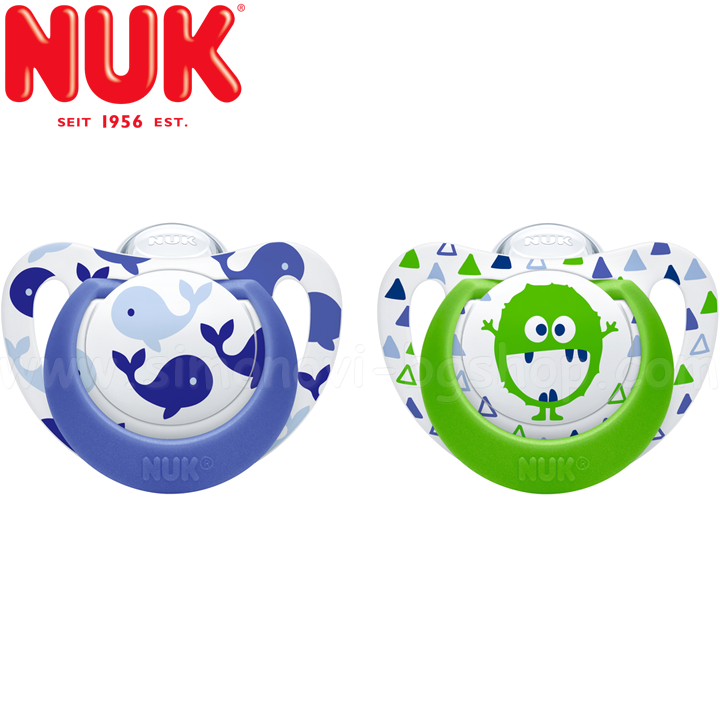 Nuk Genius    2. 0%BPA 6-18. Whale/Monster