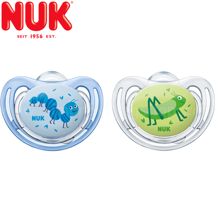 Nuk Freestyle    2. 0%BPA 0-6. Bugs Blue 10.730.044