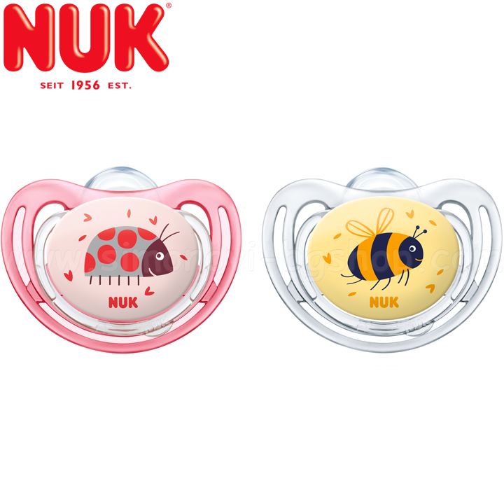 Nuk Freestyle    2. 0%BPA 0-6. Bugs Pink 10.730.044