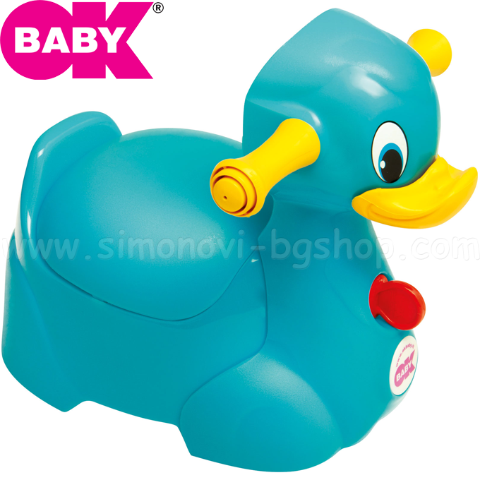 Ok Pat - Baby rață oală "QUACK" Kwak abstra