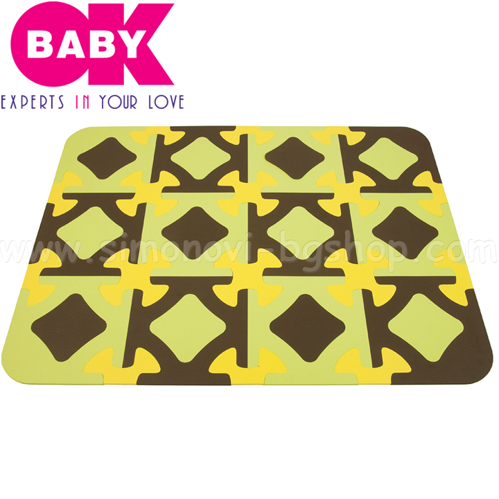 Ok Baby -    Play Mats 12. 899 col.32 Green/Brown