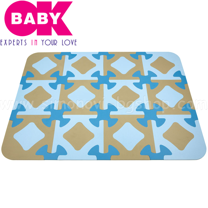 Ok Baby -    Play Mats 12. 899 col.33 Beige/Blue