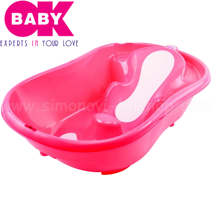 Ok Baby Anatomic bath Onda Evolution Pink col.66