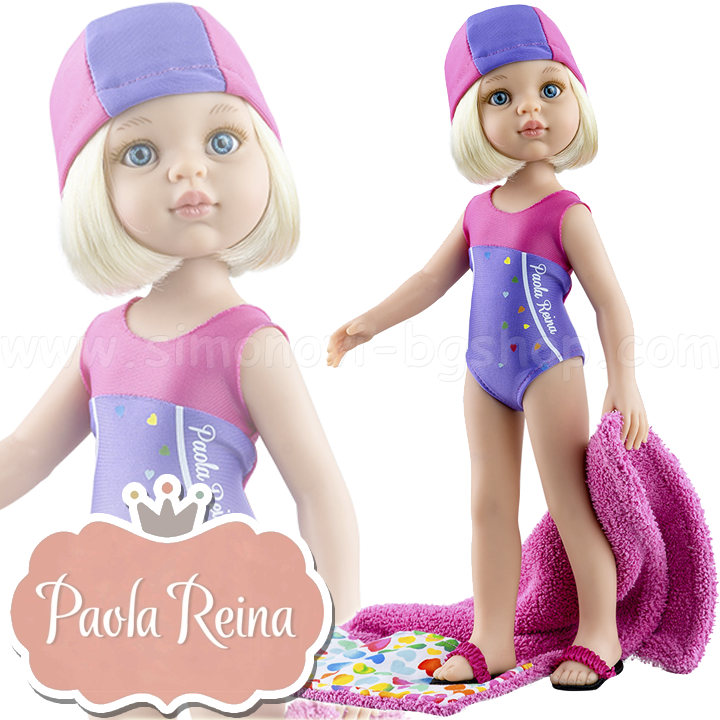 * Paola Reina Designer doll Claudia swimmer from the series Las Amigas 04656
