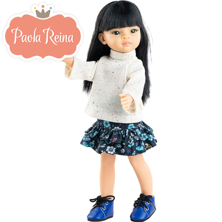 * Paola Reina Дизайнерска кукла Liu от серията Las AMIGAS ARTICULADAS 04689 * Paola Reina Дизайнерска кукла Liu от серията Las AMIGAS ARTICULADAS 04689