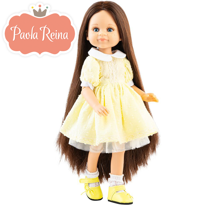 * Paola Reina Дизайнерска кукла Гема от серията Las AMIGAS ARTICULADAS 04863 * Paola Reina Дизайнерска кукла Гема от серията Las AMIGAS ARTICULADAS 04863