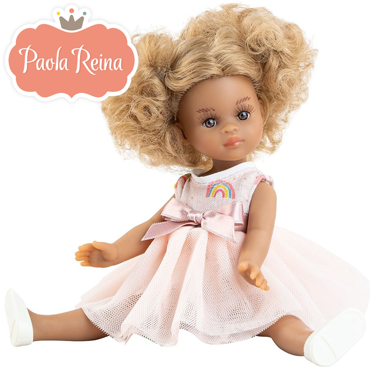 * Paola Reina Дизайнерска кукла Rachel от серията Mini Amigas 02133 * Paola Reina Дизайнерска кукла Rachel от серията Mini Amigas 02133