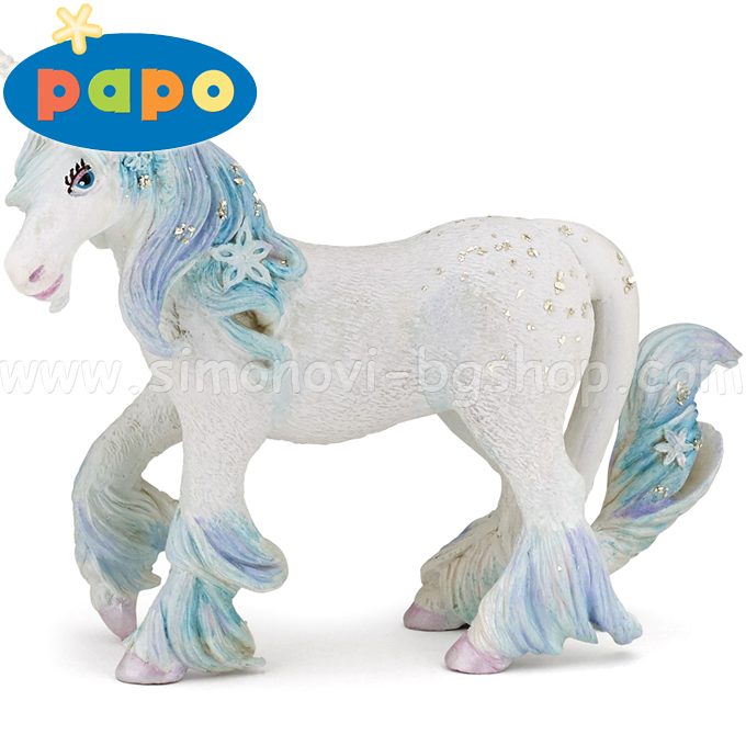 Papo - Series Fairy-tale characters - Snow Unicorn Figurine 39104