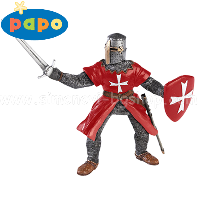 Papo - Series Knights and pirates Figurine Knight of Malta 39926