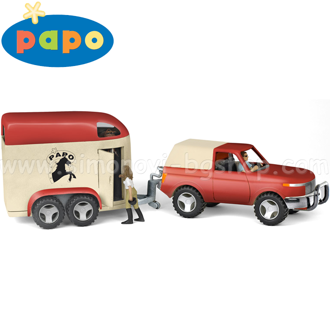 Papo - Figurine driver and 4x4 51433