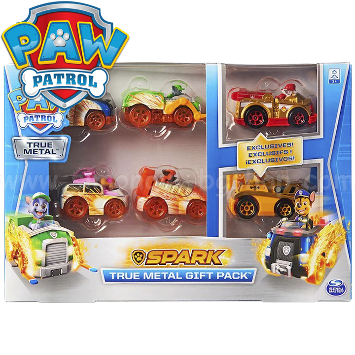 *Paw Patrol True Metal Gift Pack    6 .  1:55 Spark6