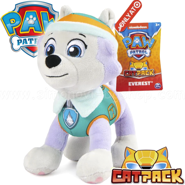 * Paw Patrol Cat Pack Плюшена играчка 20см. кученце Everest 6064754 * Paw Patrol Cat Pack Плюшена играчка 20см. кученце Everest 6064754