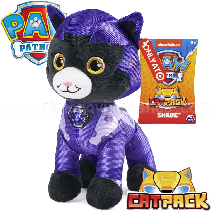 * Paw Patrol Cat Pack Плюшена играчка 20см. котенце Shade 6064754 * Paw Patrol Cat Pack Плюшена играчка 20см. котенце Shade 6064754
