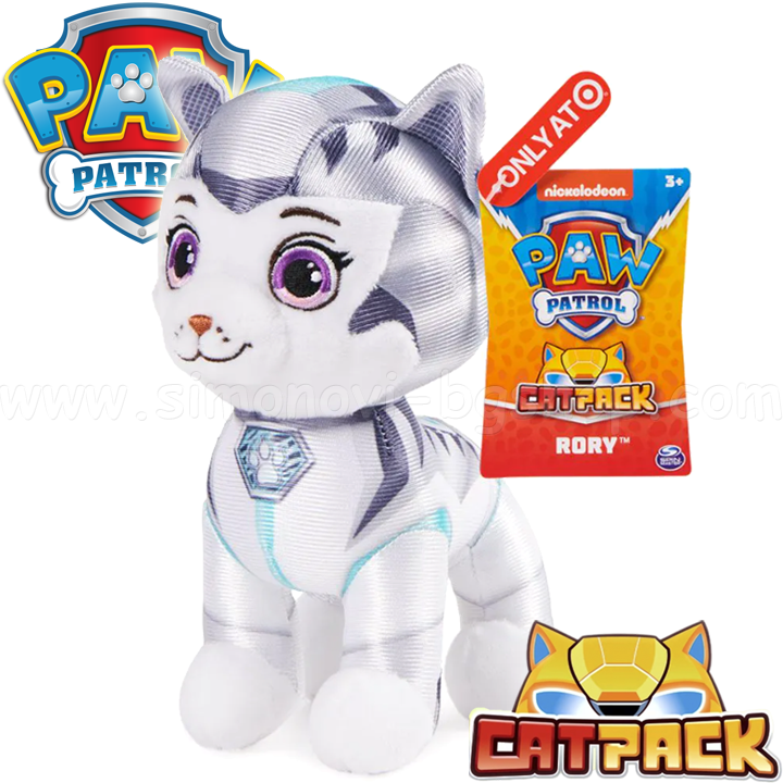 * Paw Patrol Cat Pack Плюшена играчка 20см. котенце Rory 6064754 * Paw Patrol Cat Pack Плюшена играчка 20см. котенце Rory 6064754