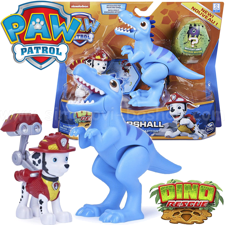 *Paw Patrol Dino Rescue      Marshall & Velocirap