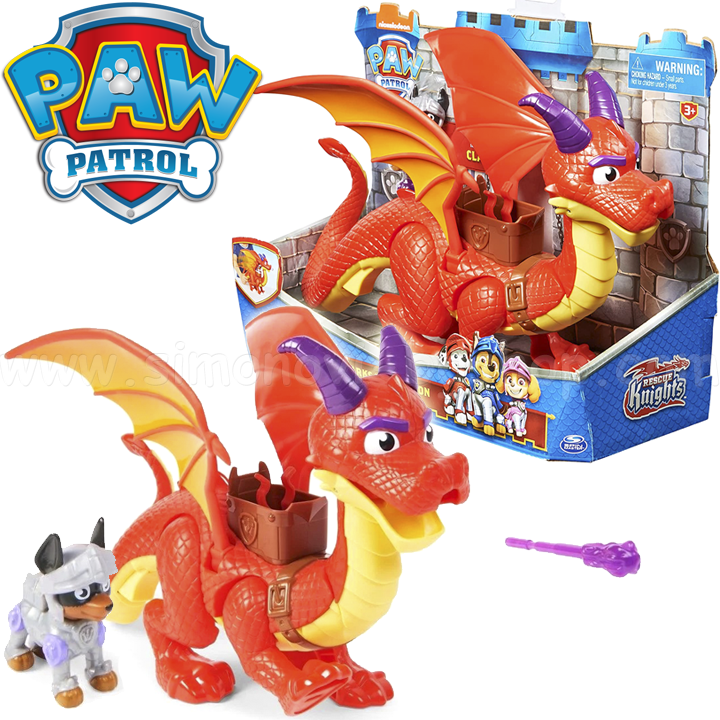 * Paw Patrol Rescue Knight Dragon Sparks the Dragon & Claw 6062105
