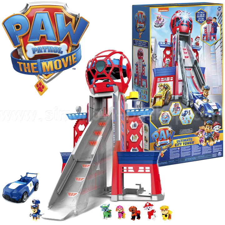 ***Paw Patrol The Movie   Ultimate City Tower 6060353
