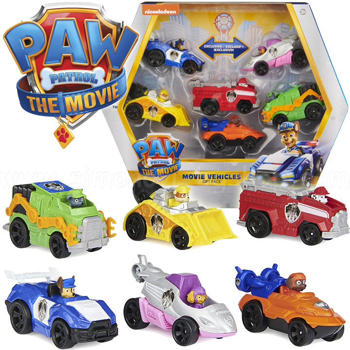 * Paw Patrol The Movie   Movie Vehicles6060428