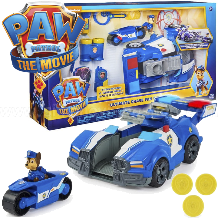 * Paw Patrol The Movie Gift Set Ultimate Chase 6061666