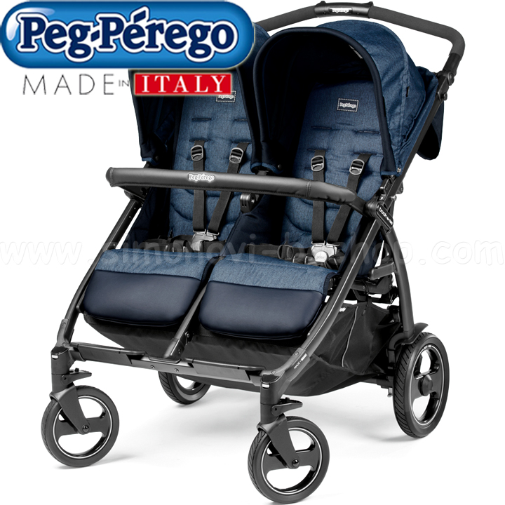 Cărucior Peg Perego pentru gemeni Carte pentru doi Indigo