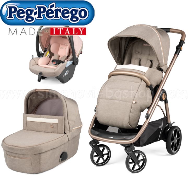 Carucior pentru bebelusi Peg Perego Veloce Lounge Modular Mon Amour